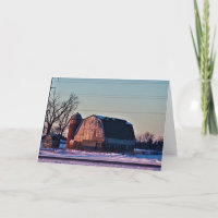 "Drifting at Dusk" Christmas Card