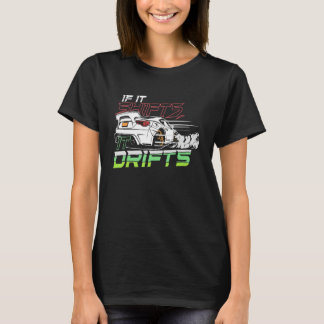 Drifting Burnout Racing Drift Racecar Motorsport M T-Shirt