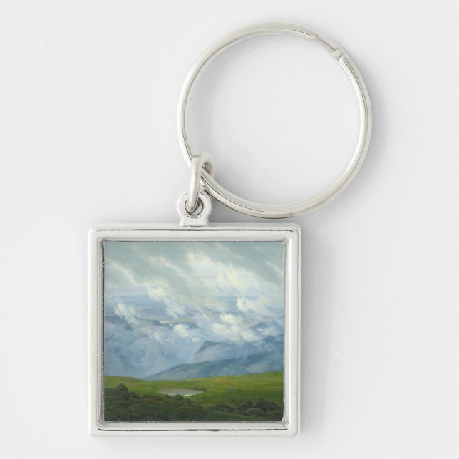 Drifting Clouds Key Ring (Front)