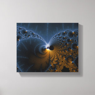 Drifting Jellies - Fractal Art Canvas Print