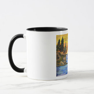 Drifting out to a sunset mug
