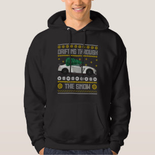 drifting through the snow 2 hoodie
