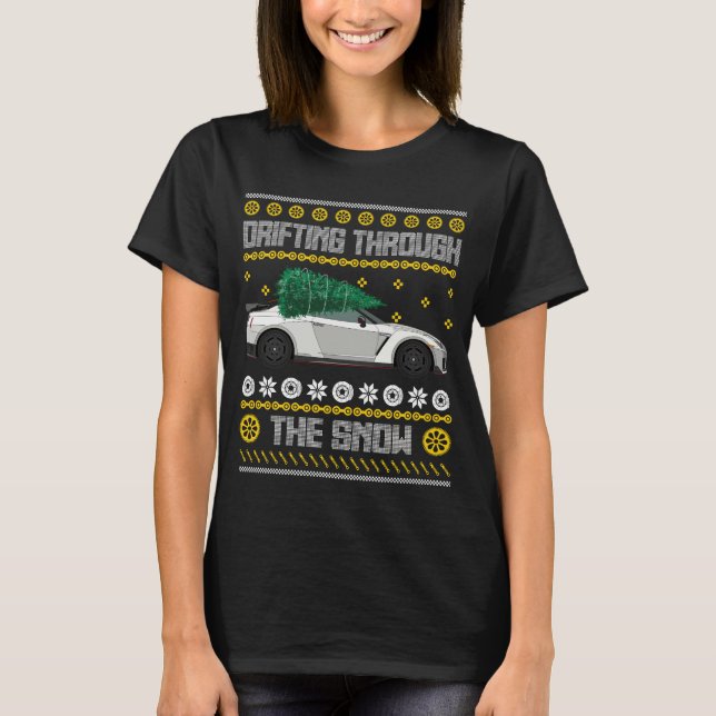 drifting through the snow 2 T-Shirt (Front)