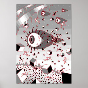 Drifting world of crumbling gazes. poster
