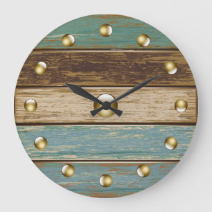 Driftwood 3 Wall Clock