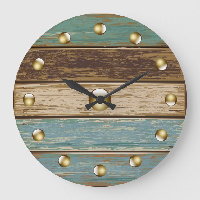 Driftwood 3 Wall Clock (Front)