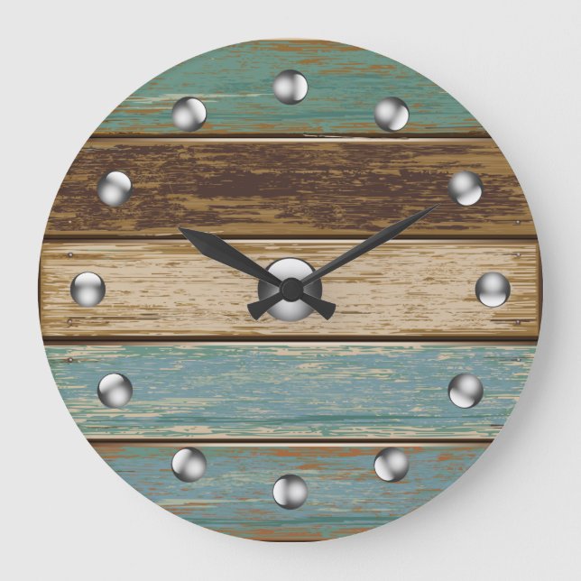 Driftwood 3 Wall Clock (Front)