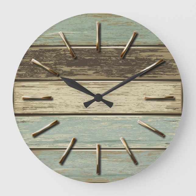 Driftwood 5 Wall Clock (Front)