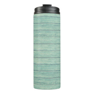 Driftwood Beach design Thermal Tumbler. Jade Tumbler
