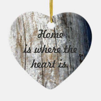 Driftwood Ceramic Ornament