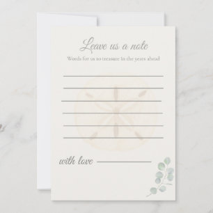 Driftwood Garden Wedding Message Cards