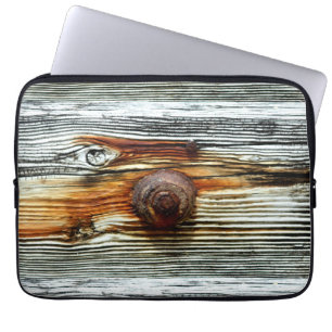 driftwood grey boards Thunder_Cove Laptop Sleeve
