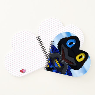 Driftwood heart notebook