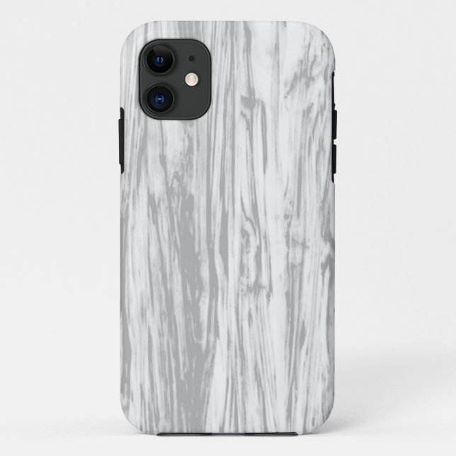 Driftwood pattern - grey / grey and white Case-Mate iPhone case (Back)
