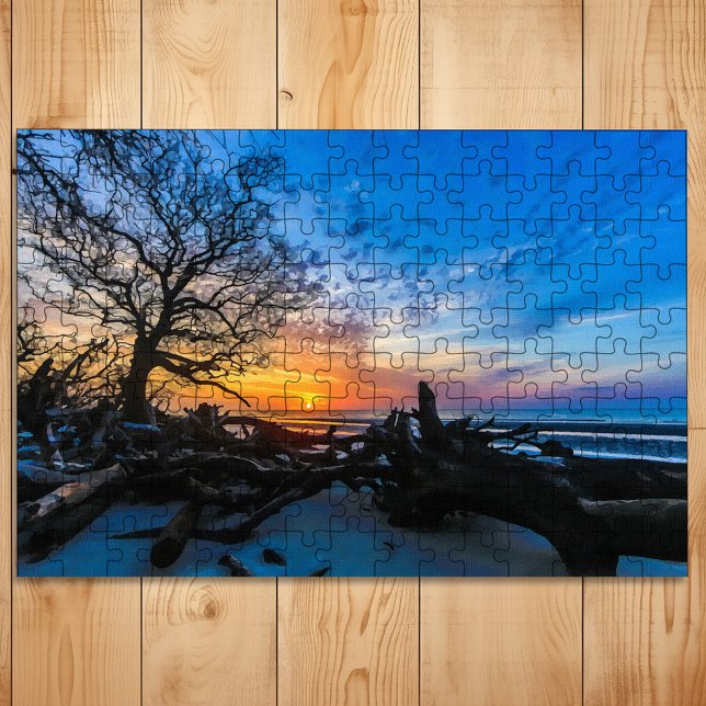 Driftwood Tree Cemetery Beaufort SC Beach Jigsaw Puzzle (Creator Uploaded)
