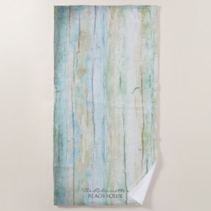 Driftwood Watercolor Beach Rustic Wood Coastal  Towel