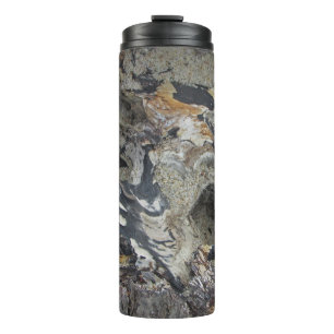 Driftwood Woodgrain Pattern Photo Beach Nature Thermal Tumbler