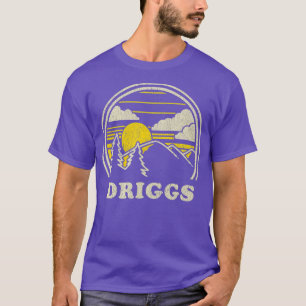 Driggs Idaho ID Vintage Hiking Mountains T-Shirt