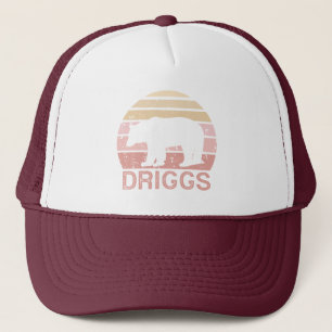 Driggs Idaho Retro Bear Trucker Hat