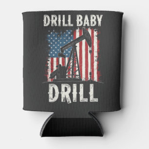 Drill Baby Drill American Trump Energy Economy  Can Cooler