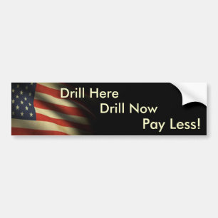 Drill Bumper Sticker Patriot