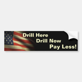 Drill Bumper Sticker Patriot I