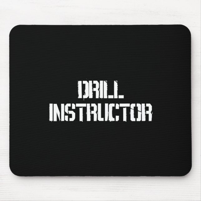 Drill Instructor Boot Camp Costume  Mouse Pad (Front)