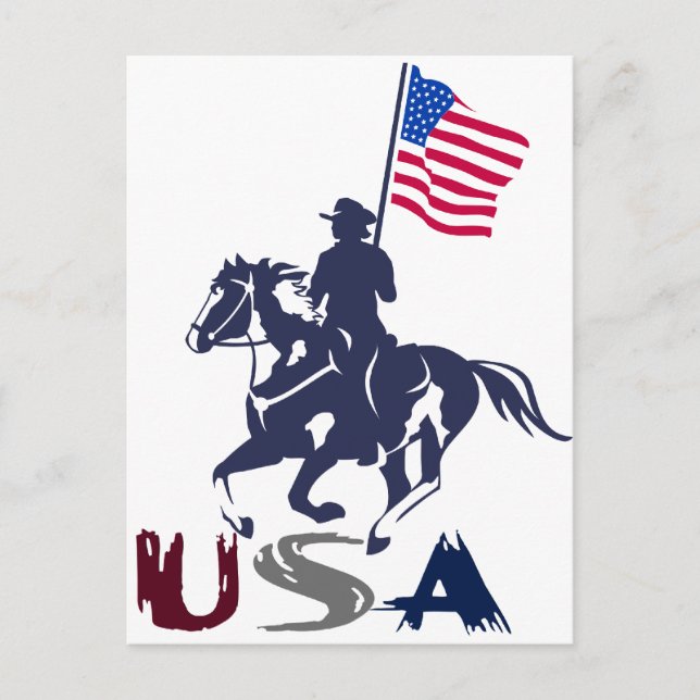 Drill Team USA Paint Postcard (Front)