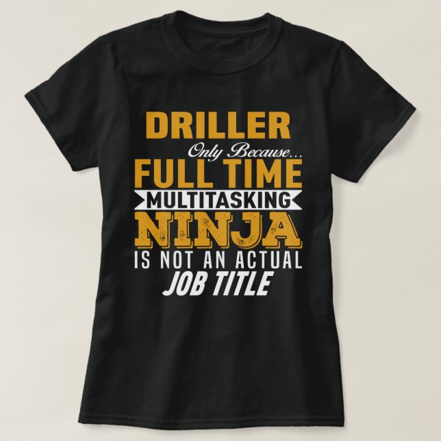 Driller T-Shirt (Design Front)