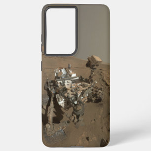 Drilling Mars Curiosity Red Martian Landscape Samsung Galaxy Case