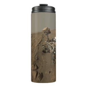 Drilling Mars Curiosity Red Martian Landscape Thermal Tumbler