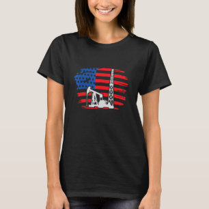 Drilling Rig America I Oil Drilling Rig Oil Produc T-Shirt