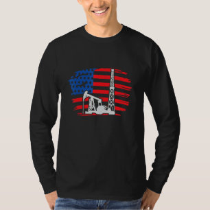 Drilling Rig America I Oil Drilling Rig Oil Produc T-Shirt