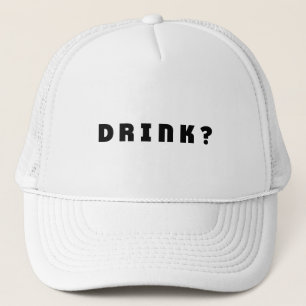 Drink alcohol trucker hat