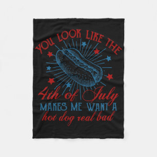 Drink American Flag Shirt 4th Of July Men Women Me Fleece Blanket