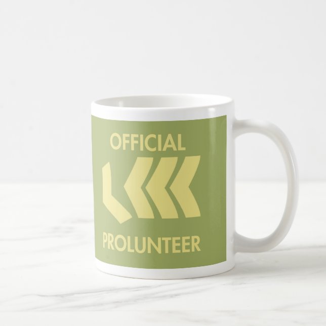 Drink and plan prolunteer coffee mug (Right)