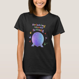 Drink Around The World Showcase Tour Adult Vacatio T-Shirt