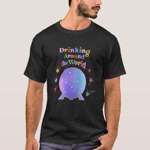 Drink Around The World Showcase Tour Adult Vacatio T-Shirt