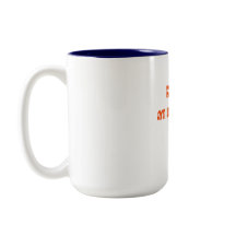Drink At Your Own Risk Funny Retro Coffee Mug