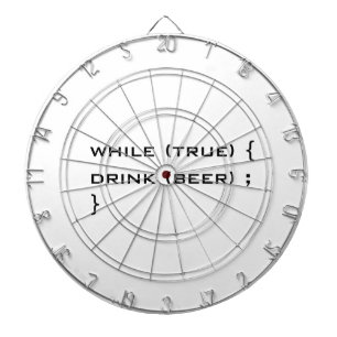 Drink beer dartboard
