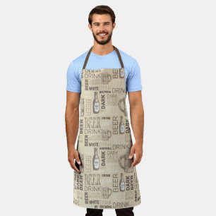 Drink Beer Retro Apron