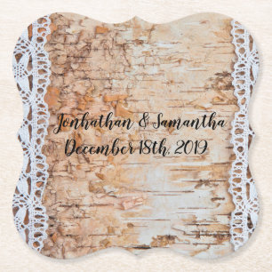 Drink Coasters Geometric country barn wood lace tr