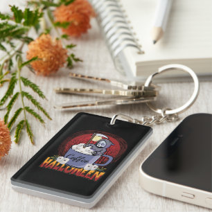 Drink Coffee And Be Scary Key Ring