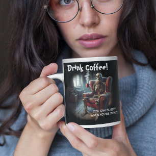 Drink Coffee Large Coffee Mug