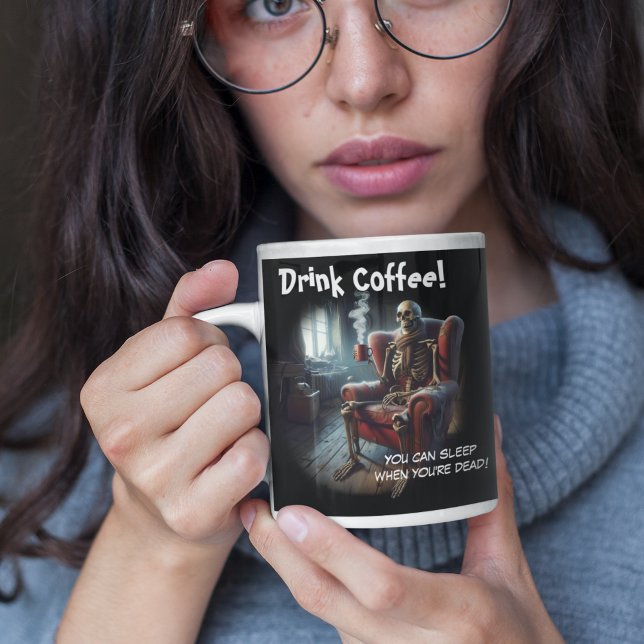 Drink Coffee Large Coffee Mug (Creator Uploaded)