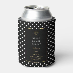 Drink Dance Repeat   Bachelorette Can Cooler