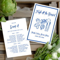 Drink If Blue Blue & White Bridal Shower Game