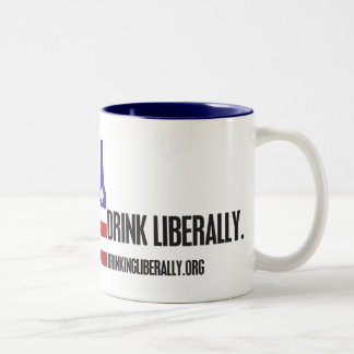 Drink Liberally Two-Toned Mug