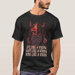 Drink Like A Viking  Drinking Humour Drinker Norse T-Shirt