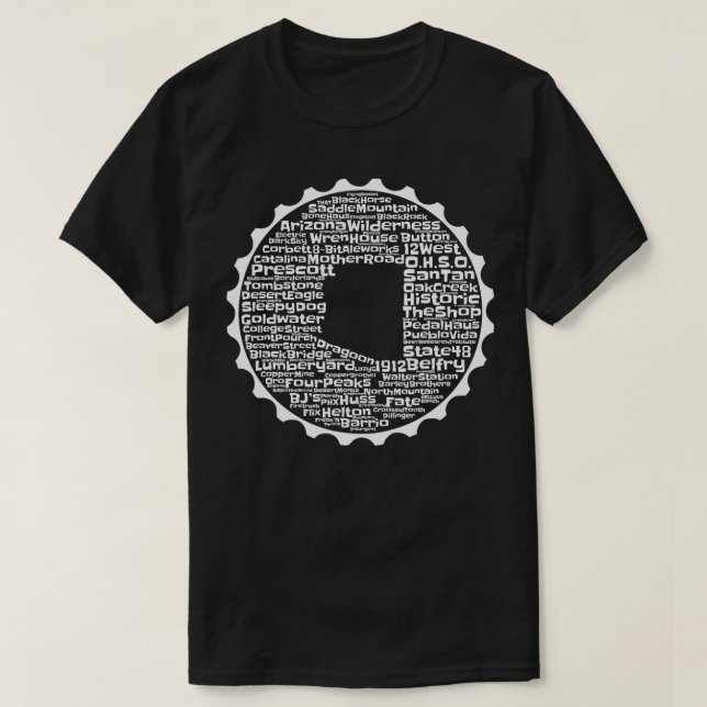 Drink Local Arizona Breweries  T-Shirt (Design Front)